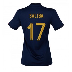 Frankrike William Saliba #17 Hemmatröja Dam VM 2022 Kortärmad